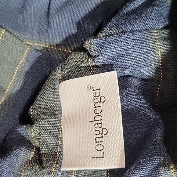 Lot of 4 Longaberger Basket Liners and one Protector Various Sizes  Patterns - Picture 8 of 10